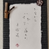 俳句　お空からいろみず落ちた手毬花