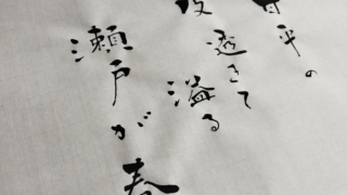 俳句　甘平の皮透きて溢る瀬戸が春